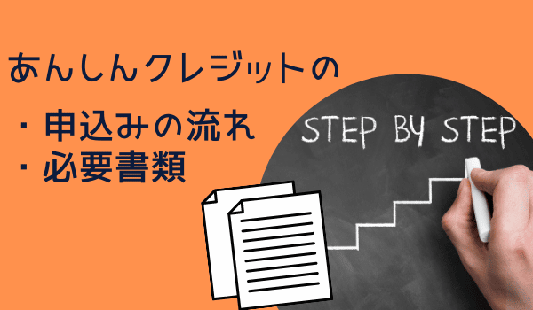 あんしんクレジットの申込みの流れ、必要書類